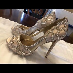 Badgley Michka Peep Toe Pump